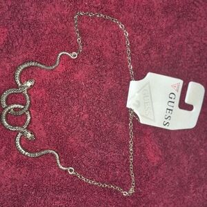 GUESS Silver Snake Link Necklace